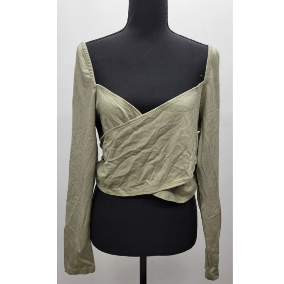 4th and Reckless Women Green Long Sleeve - Picture 1 of 6